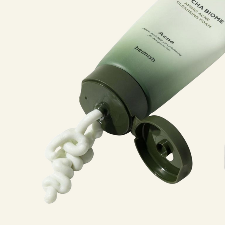 Matcha Biome Amino Acne Cleansing Foam - La Bulle and Co