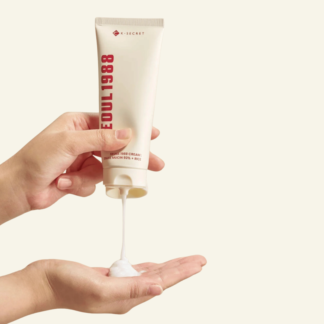 Seoul 1988 Cream : Snail Mucine 93% + Rice