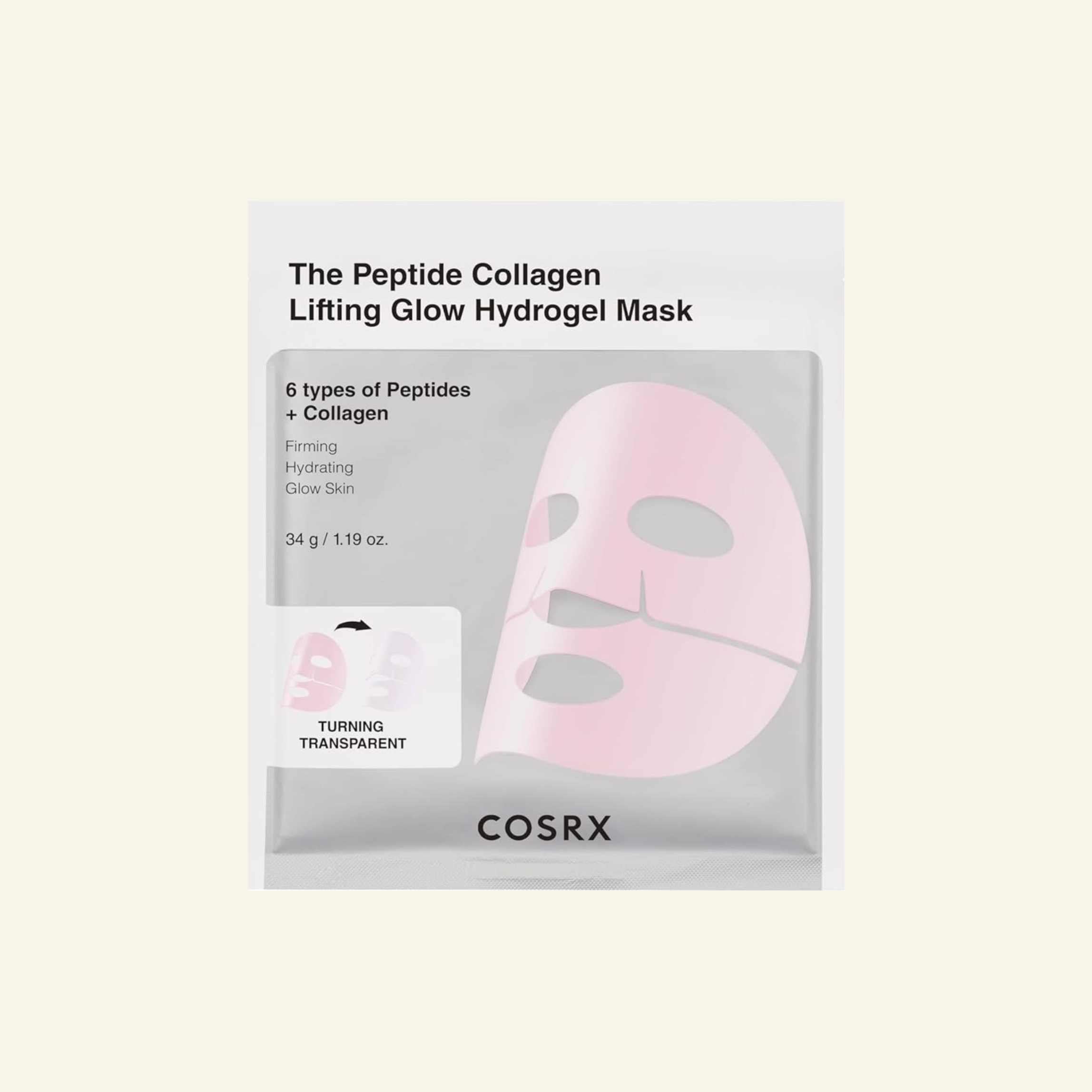 The Peptide Collagen Lifting Glow Hydrogel Mask