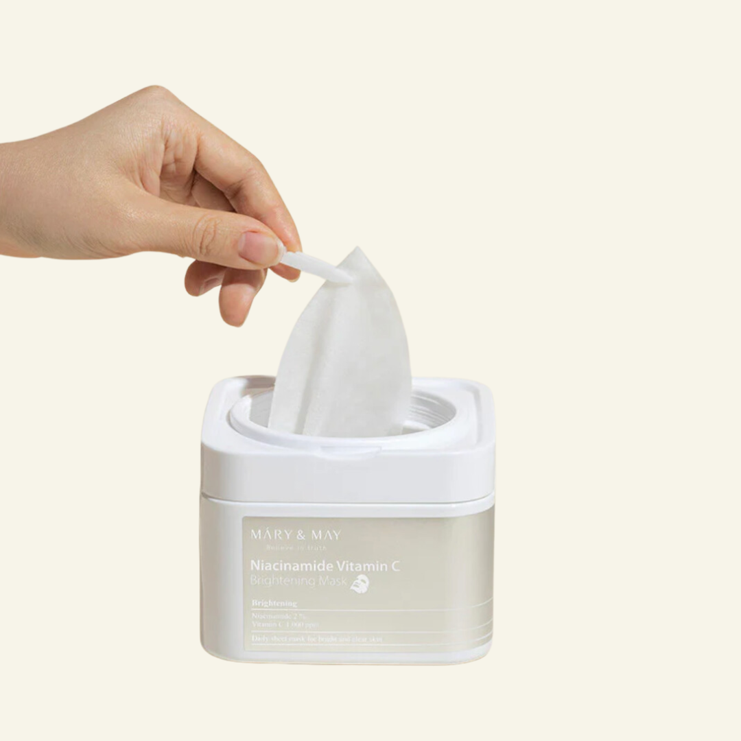 Niacinamide Vitamin C Brightening Mask (30 pièces) - La Bulle and Co
