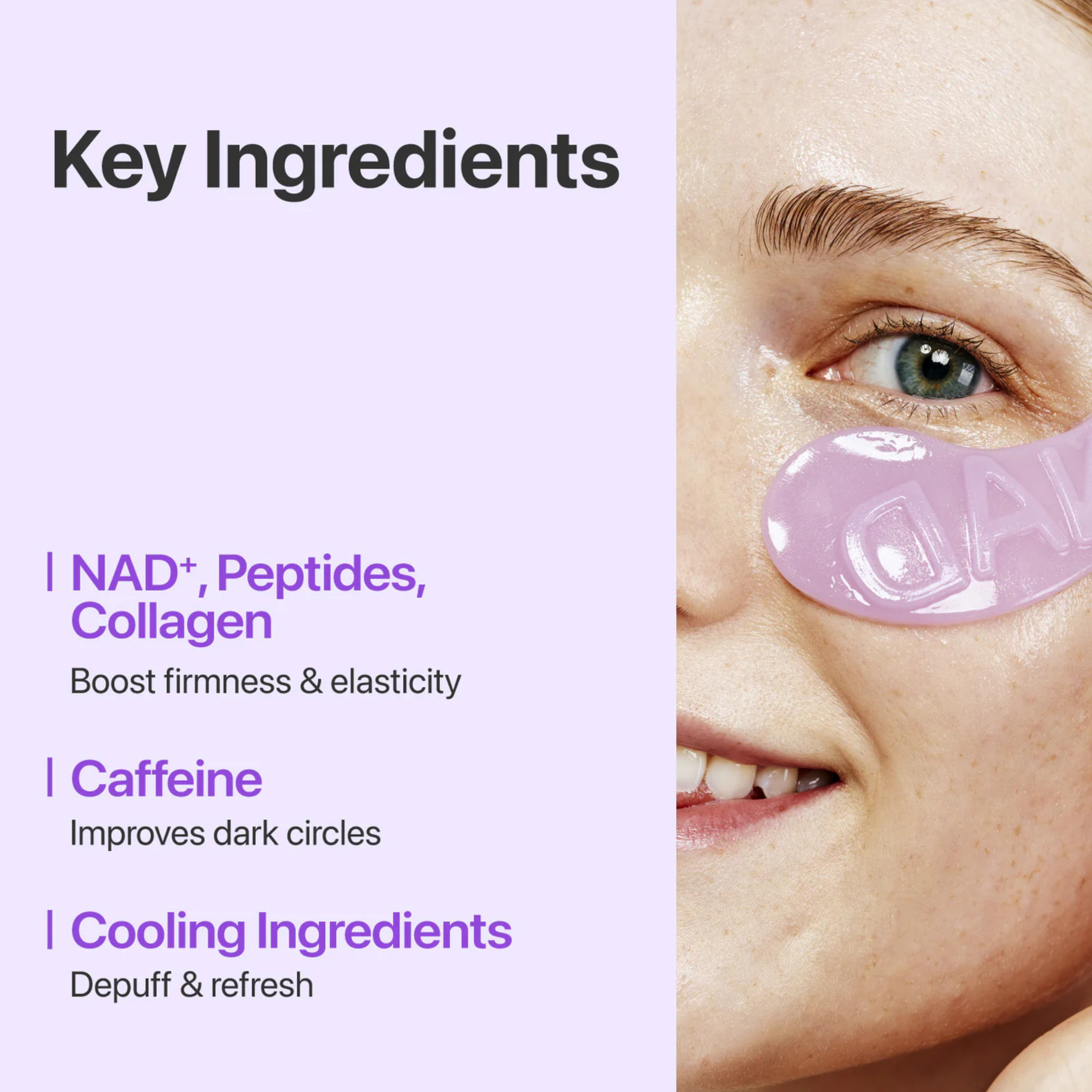 No.9 NAD Collagen Under Eye Patches (5 paires)