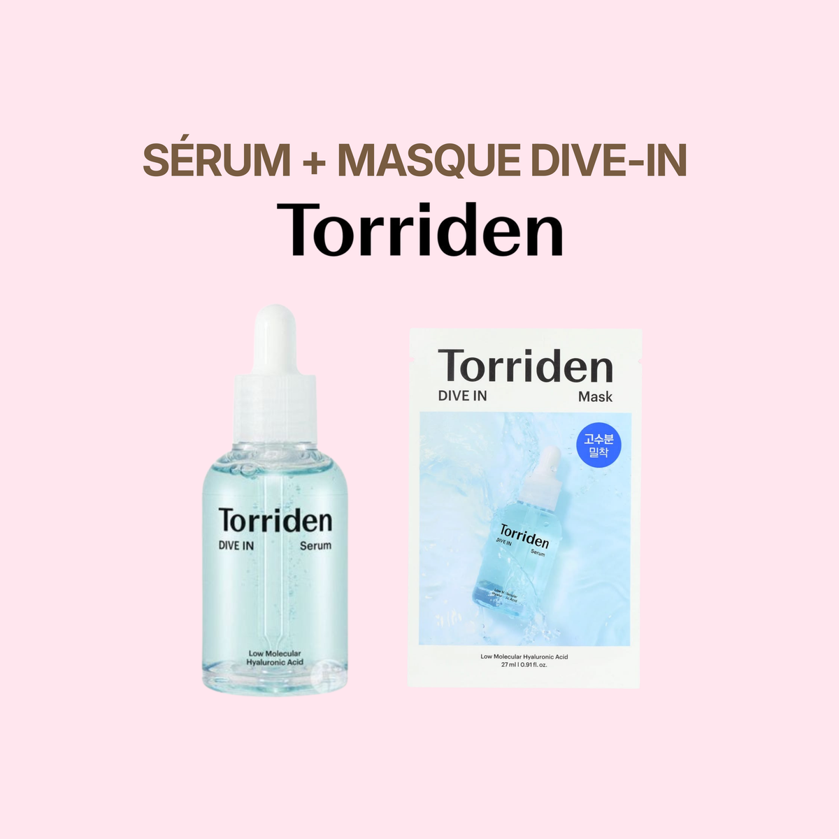 TORRIDEN Duo DIVE IN Sérum + Masque Hydratant