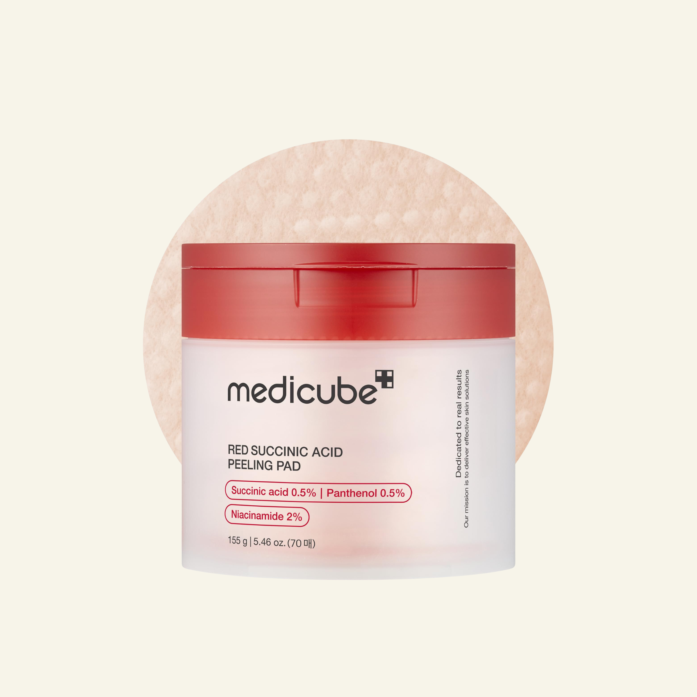 Red Succinic Peeling Pad (70 pads)