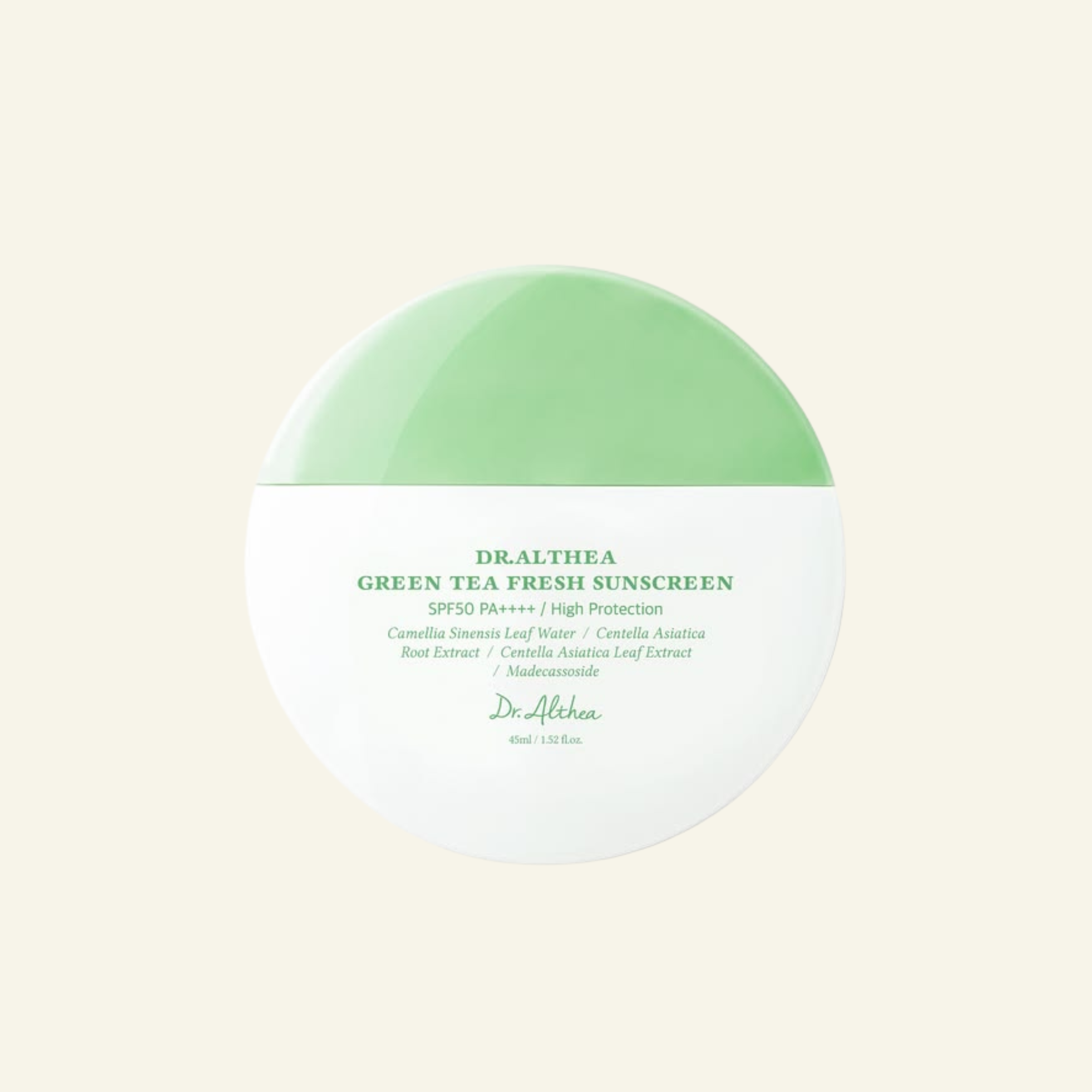 Green Tea Calming Sunscreen SPF50+ PA++++ (45 ml)