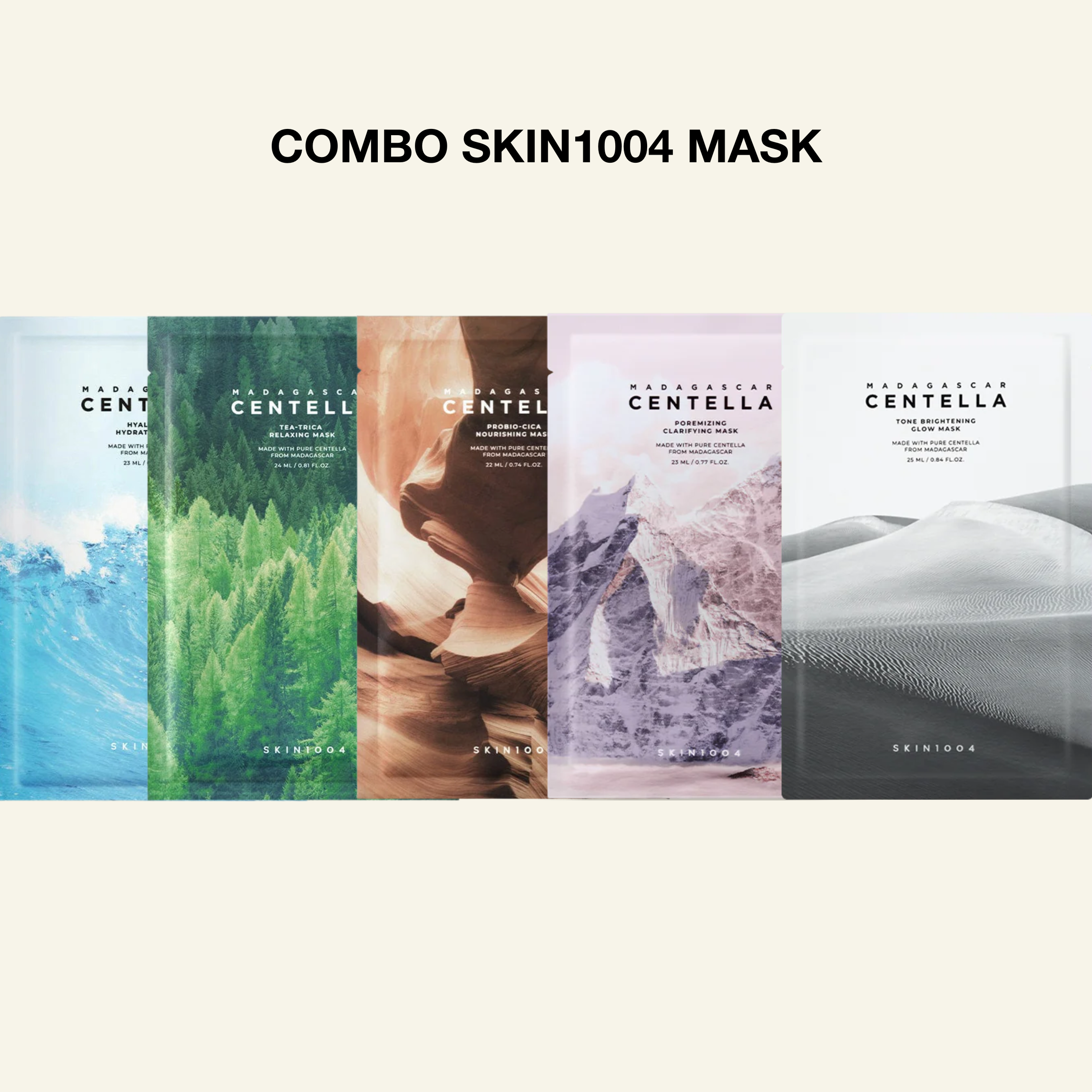 COMBO SKIN1004 MASK