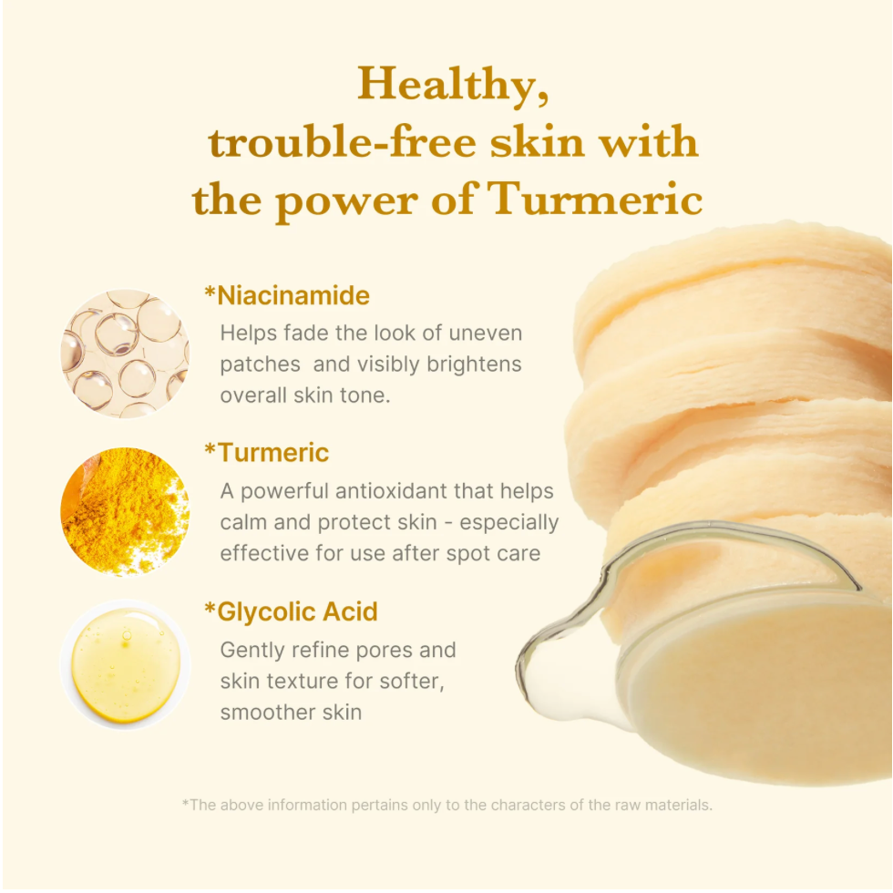 Kojic Acid Tumeric Toner Pad