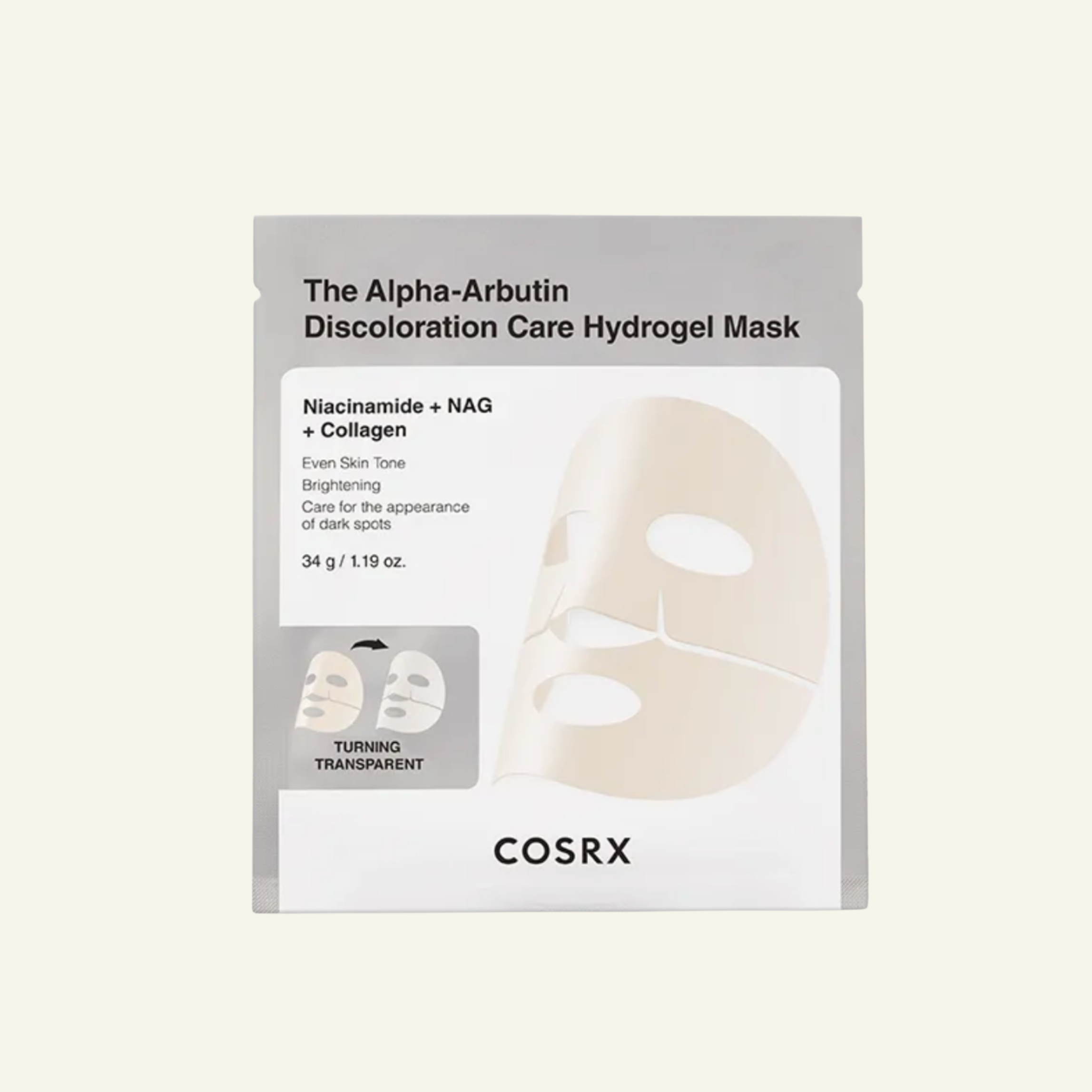 The Alpha-Arbutin Discoloration Care Hydrogel Mask