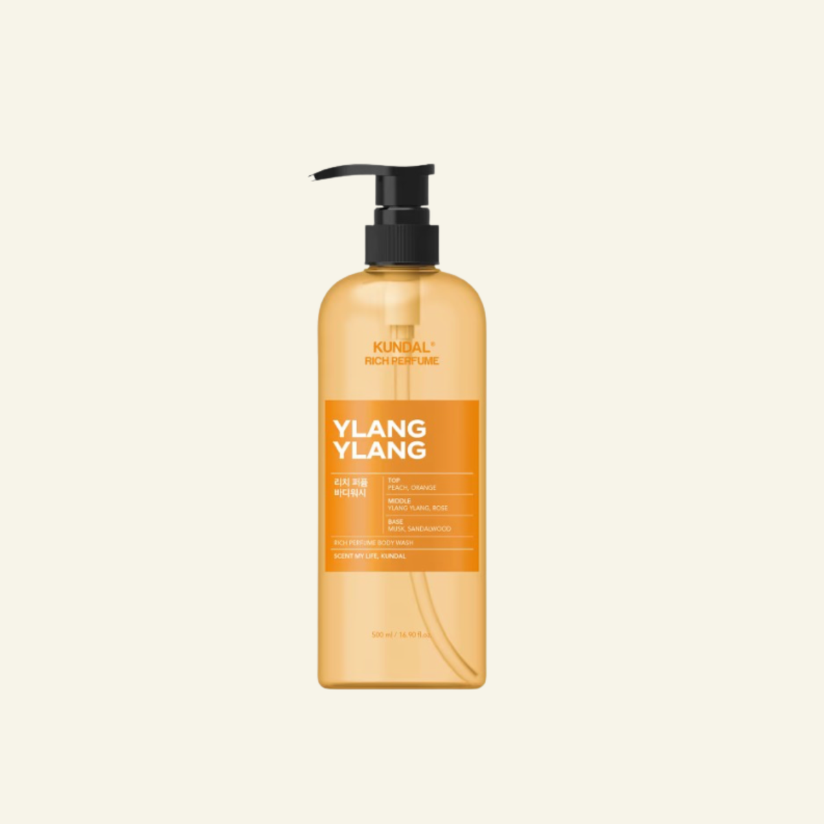 KUNDAL Rich Perfume Body Wash Ylang Ylang (500 ml)