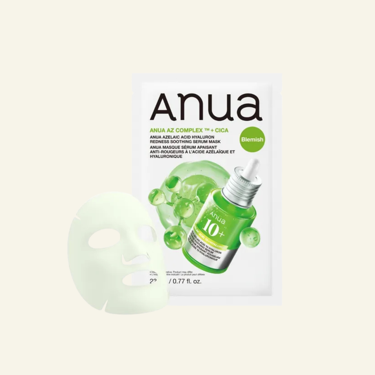 ANUA Azelaic Acid Hyaluron Redness Soothing Serum Mask (1 masque)
