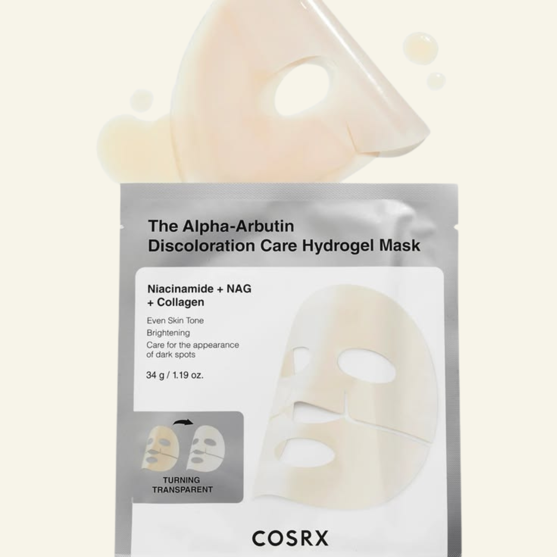 The Alpha-Arbutin Discoloration Care Hydrogel Mask